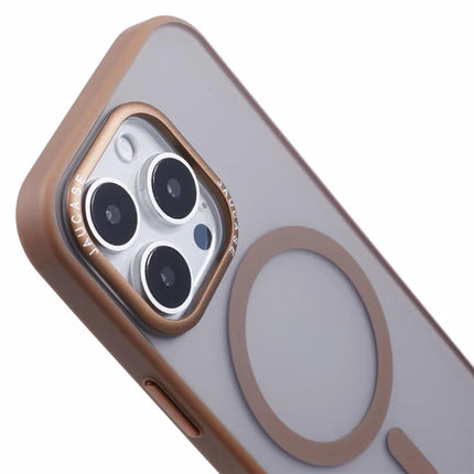 JAUCASE For iPhone 16 Pro Magnetic Case PC+TPU Cover Compatible with MagSafe