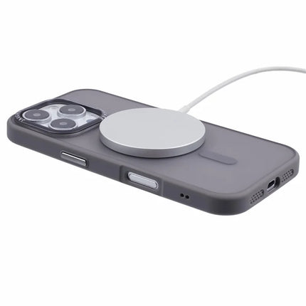 JAUCASE For iPhone 16 Pro Magnetic Case PC+TPU Cover Compatible with MagSafe