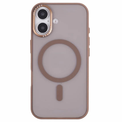 JAUCASE For iPhone 16 Magnetic Case PC+TPU Cover Compatible with MagSafe