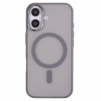JAUCASE For iPhone 16 Magnetic Case PC+TPU Cover Compatible with MagSafe