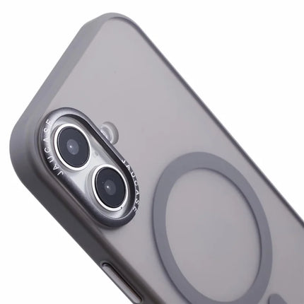 JAUCASE For iPhone 16 Magnetic Case PC+TPU Cover Compatible with MagSafe