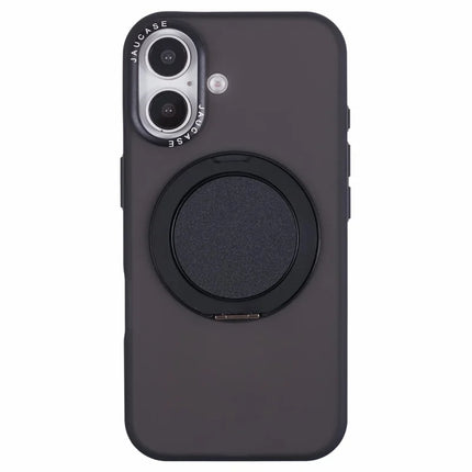 JAUCASE For iPhone 16 Case Rotary Kickstand PC+TPU Phone Cover Compatible with MagSafe