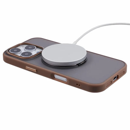 JAUCASE For iPhone 16 Pro Case Rotary Kickstand PC+TPU Phone Cover Compatible with MagSafe