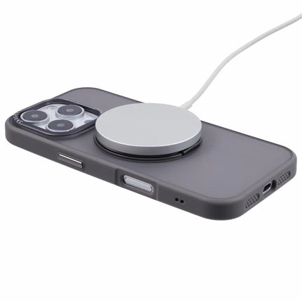 JAUCASE For iPhone 16 Pro Case Rotary Kickstand PC+TPU Phone Cover Compatible with MagSafe