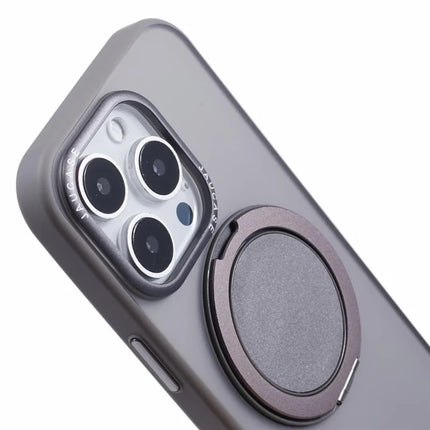 JAUCASE For iPhone 16 Pro Case Rotary Kickstand PC+TPU Phone Cover Compatible with MagSafe