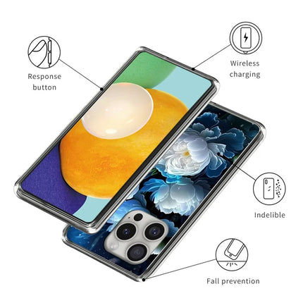 For iPhone 16 Pro Case Pattern Printed Shockproof TPU Phone Cover