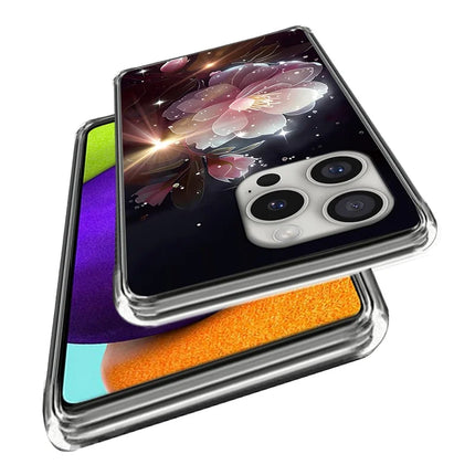For iPhone 16 Pro Case Pattern Printed Shockproof TPU Phone Cover