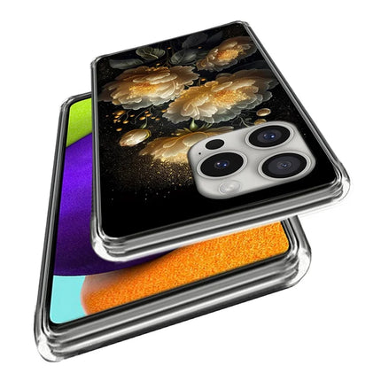 For iPhone 16 Pro Case Pattern Printed Shockproof TPU Phone Cover