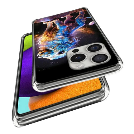 For iPhone 16 Pro Case Pattern Printed Shockproof TPU Phone Cover