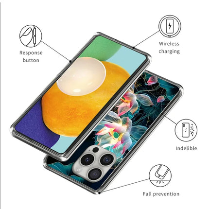 For iPhone 16 Pro Case Pattern Printed Shockproof TPU Phone Cover
