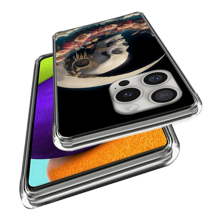 For iPhone 16 Pro Case Pattern Printed Shockproof TPU Phone Cover