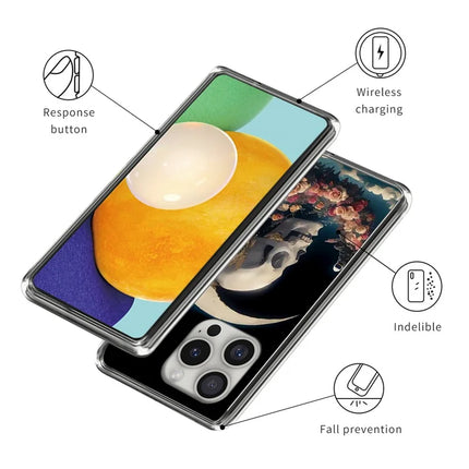 For iPhone 16 Pro Case Pattern Printed Shockproof TPU Phone Cover