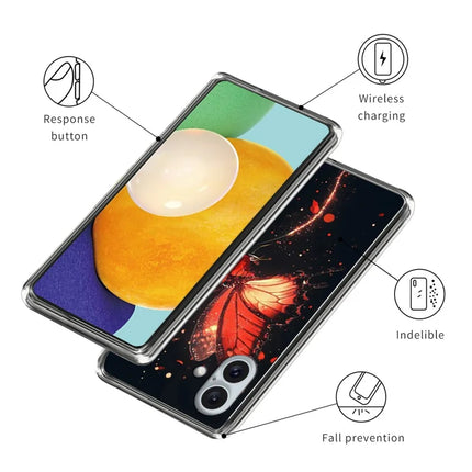 For iPhone 16 Plus Case Pattern Printed Shockproof TPU Phone Cover