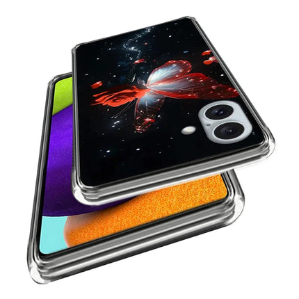 For iPhone 16 Plus Case Pattern Printed Shockproof TPU Phone Cover