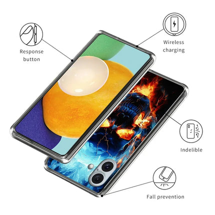 For iPhone 16 Plus Case Pattern Printed Shockproof TPU Phone Cover