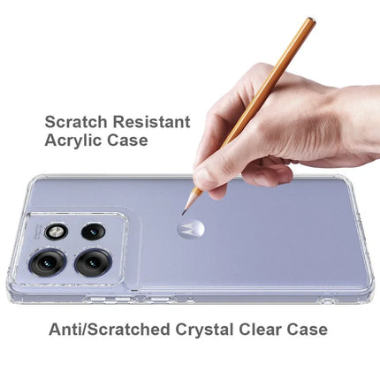 For Motorola Edge 50 Neo 5G / Moto S50 5G / Thinkphone 25 5G Clear Phone Case TPU+Acrylic Shockproof Phone Back Cover