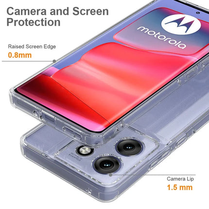 For Motorola Edge 50 Neo 5G / Moto S50 5G / Thinkphone 25 5G Clear Phone Case TPU+Acrylic Shockproof Phone Back Cover