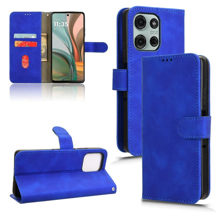 For Motorola Moto G75 5G Leather Case Skin-Feel Anti-Drop Wallet Flip Phone Cover