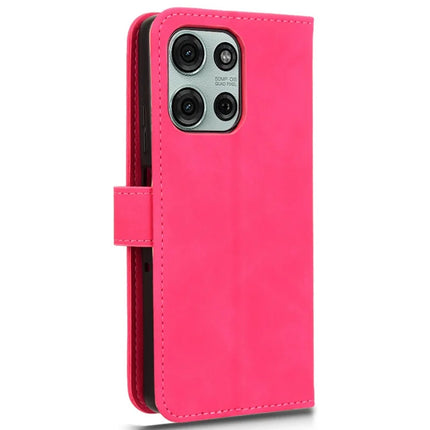 For Motorola Moto G75 5G Leather Case Skin-Feel Anti-Drop Wallet Flip Phone Cover