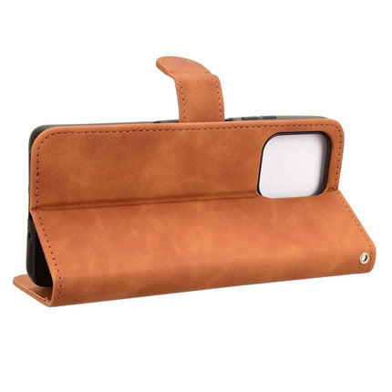 For Motorola Moto G75 5G Leather Case Skin-Feel Anti-Drop Wallet Flip Phone Cover