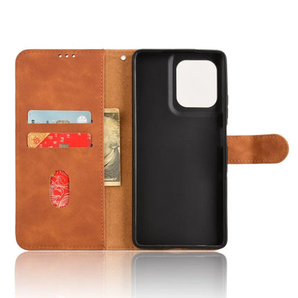 For Motorola Moto G75 5G Leather Case Skin-Feel Anti-Drop Wallet Flip Phone Cover