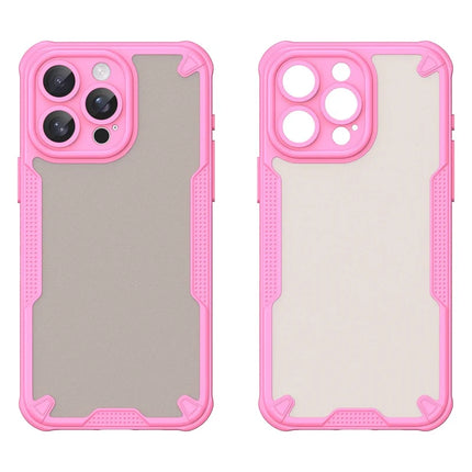 Armor Series For iPhone 15 Pro Case PC+TPU Semi-Transparent Frosted Finish Protective Phone Cover