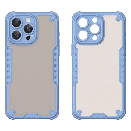 Armor Series For iPhone 15 Pro Case PC+TPU Semi-Transparent Frosted Finish Protective Phone Cover