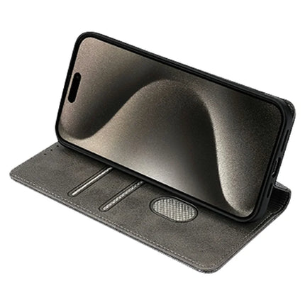 For iPhone 15 Pro Max Leather Case Wallet Stand Phone Cover with RFID Blocking