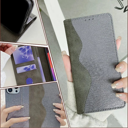 For iPhone 15 Pro Max Leather Case Wallet Stand Phone Cover with RFID Blocking