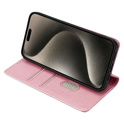 For iPhone 15 Pro Max Leather Case Wallet Stand Phone Cover with RFID Blocking