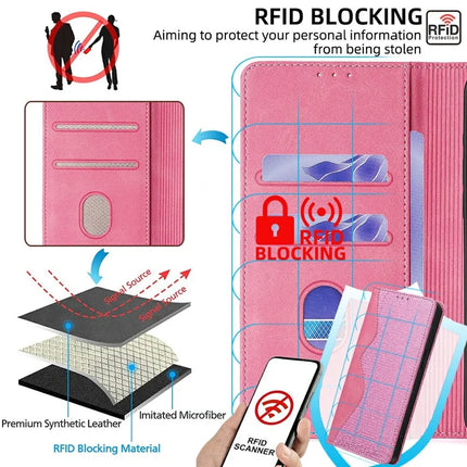 For Samsung Galaxy A05 4G Leather Case Wallet Stand Phone Cover with RFID Blocking