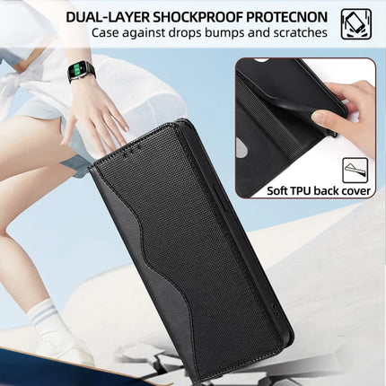For Honor 200 Pro 5G Leather Case Wallet Stand Phone Cover with RFID Blocking