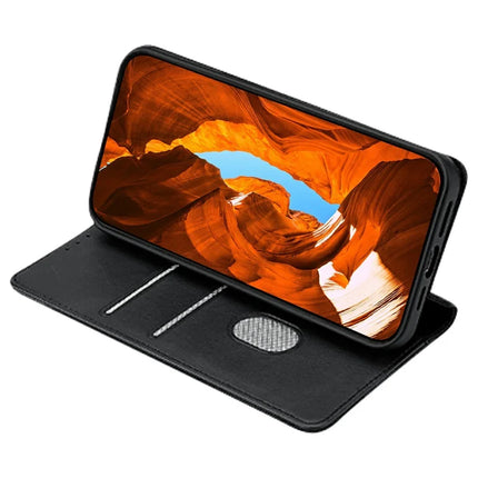 For Motorola Edge (2024) 5G Leather Case Wallet Stand Phone Cover with RFID Blocking