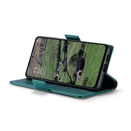 For Oppo Reno12 5G (Global) Case CASEME 023 Series RFID Blocking Glossy Stand Phone Cover