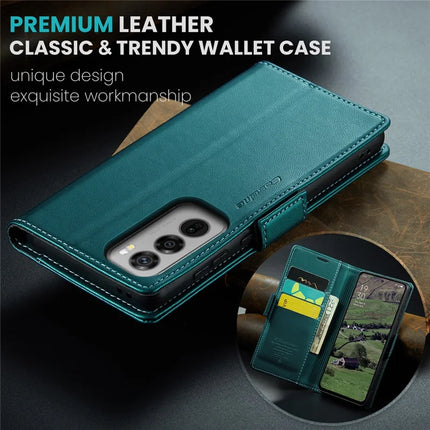 For Oppo Reno12 5G (Global) Case CASEME 023 Series RFID Blocking Glossy Stand Phone Cover