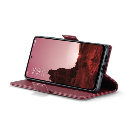 For Oppo Reno12 5G (Global) Case CASEME 023 Series RFID Blocking Glossy Stand Phone Cover