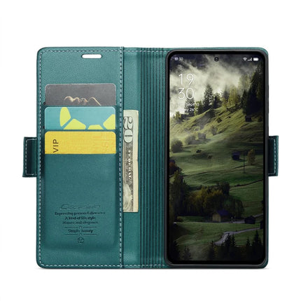 For Oppo Reno12 Pro 5G (Global) Case CASEME 023 Series RFID Blocking Glossy Stand Phone Cover