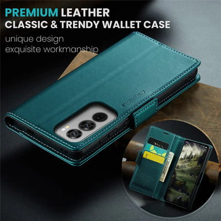For Oppo Reno12 Pro 5G (Global) Case CASEME 023 Series RFID Blocking Glossy Stand Phone Cover