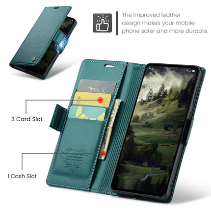 For Oppo Reno12 Pro 5G (Global) Case CASEME 023 Series RFID Blocking Glossy Stand Phone Cover