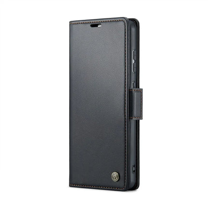 For Oppo Reno12 Pro 5G (Global) Case CASEME 023 Series RFID Blocking Glossy Stand Phone Cover