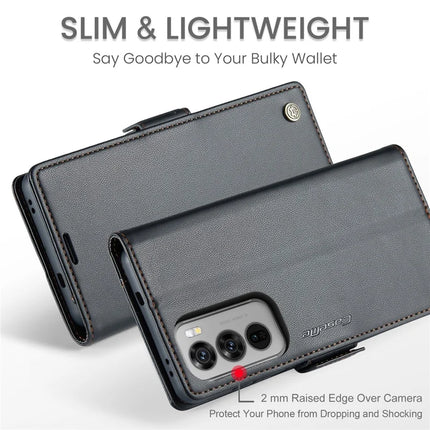 For Oppo Reno12 Pro 5G (Global) Case CASEME 023 Series RFID Blocking Glossy Stand Phone Cover