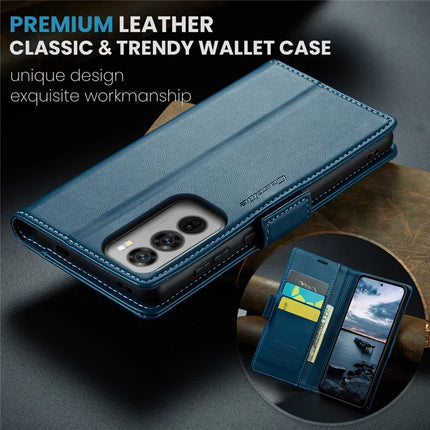 For Oppo Reno12 Pro 5G (Global) Case CASEME 023 Series RFID Blocking Glossy Stand Phone Cover