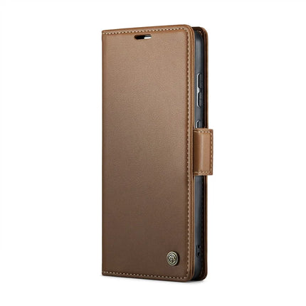 For Oppo Reno12 Pro 5G (Global) Case CASEME 023 Series RFID Blocking Glossy Stand Phone Cover