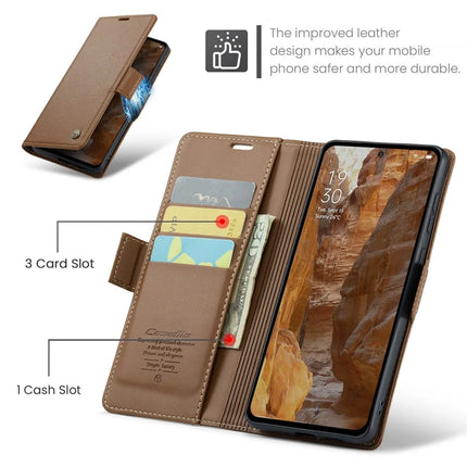 For Oppo Reno12 Pro 5G (Global) Case CASEME 023 Series RFID Blocking Glossy Stand Phone Cover