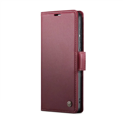 For Oppo Reno12 Pro 5G (Global) Case CASEME 023 Series RFID Blocking Glossy Stand Phone Cover