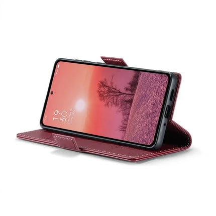For Oppo Reno12 Pro 5G (Global) Case CASEME 023 Series RFID Blocking Glossy Stand Phone Cover