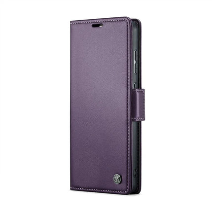 For Oppo Reno12 Pro 5G (Global) Case CASEME 023 Series RFID Blocking Glossy Stand Phone Cover