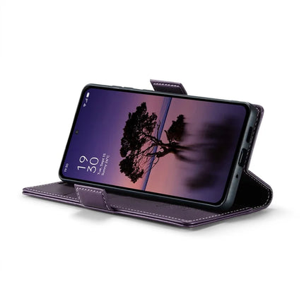 For Oppo Reno12 Pro 5G (Global) Case CASEME 023 Series RFID Blocking Glossy Stand Phone Cover