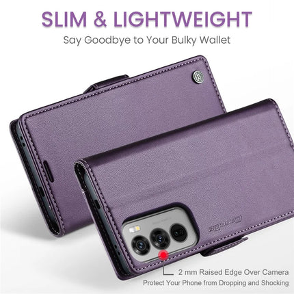For Oppo Reno12 Pro 5G (Global) Case CASEME 023 Series RFID Blocking Glossy Stand Phone Cover