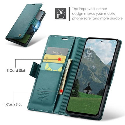 For Oppo Reno12 F 5G Case CASEME 023 Series RFID Blocking Glossy Stand Phone Cover
